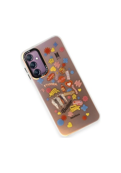 Bezos Samsung Galaxy A14 4g Kılıf Estoril Desenli Kapak - Estoril - 16 Mbt06