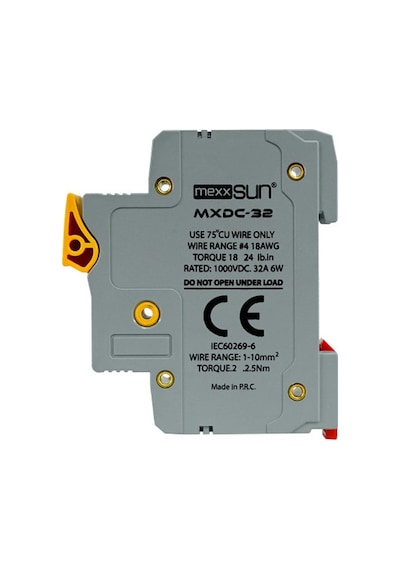 Mexxsun Dc Sigorta + Sigorta Yuvası 32a 1000v - 12 Adet