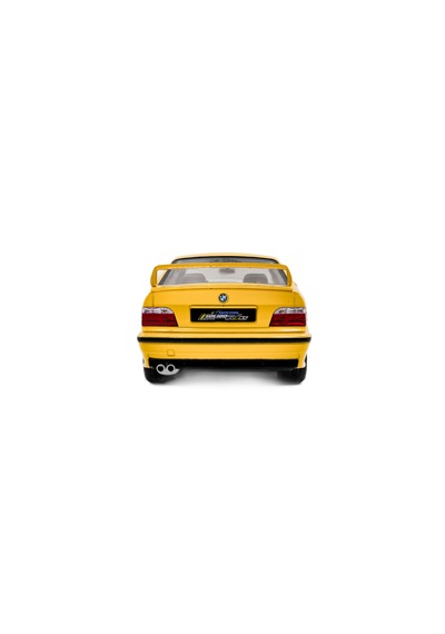 1:18 Ölçek Solido 1991 Bmw M3 E36 Coupe Solıdo Works Dakar Yellow Diecast Metal Minyatür Model Araba 25cm