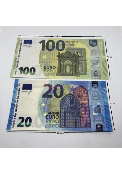 Aykar 200 Adet Geçersiz 20 Ve 100 Euro Düğün Para Dizi Film Tiktok Ve