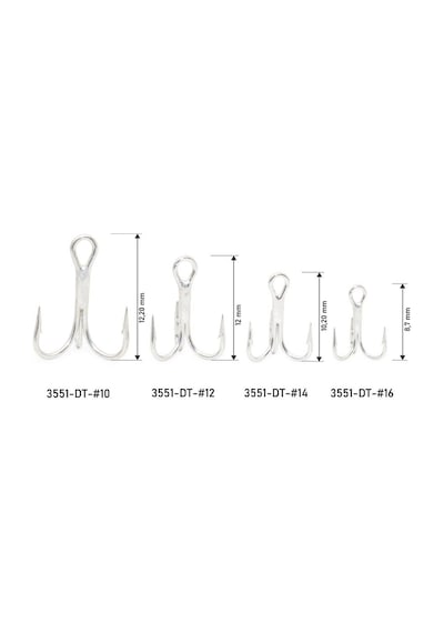 Hanfish Sharp Hook Üçlü İğne 10