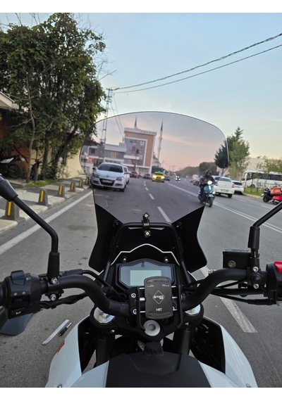 Motocam Benelli Trk 251 Ön Cam 2019-2023 Model 56cm Füme Renkli 4mm