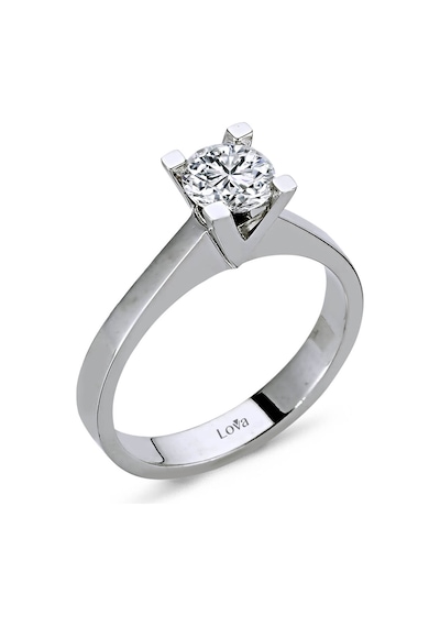 Lova E Renk 0,80 Karat Pırlanta Tektaş Yüzük - Hrd - 1040006