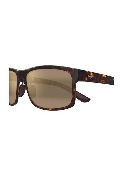 Maui Jim Mj0439s-003-15t 58 Polarize Erkek Güneş Gözlüğü Kahverengi