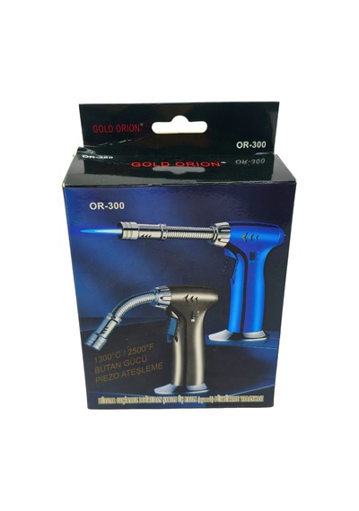 Or-300 Pürmüz Çakmak Esnek Başlıklı Piezo Ateşlemeli Gazsız 145 Gr Çok Renkli