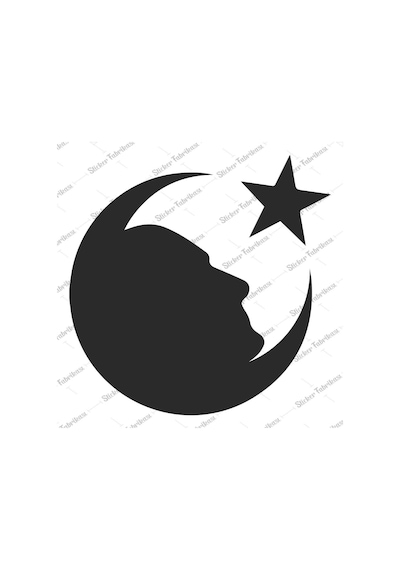 Ay Yıldız Ve Atatürk Sticker 01335