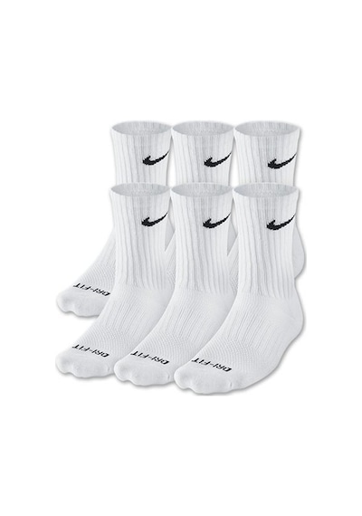 Nike Dri-fit Cushioned Crew Orta Boy Erkek Çorap Beyaz Sx4446-...