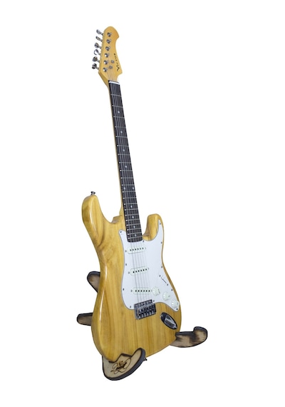 Ahşap Klasik Akustik Elektro Gitar Standı Donizetti Siyah