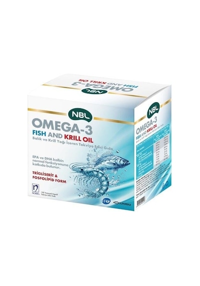 Nbl Omega-3 Balık Ve Krill Oil 100 Yumuşak Kapsül