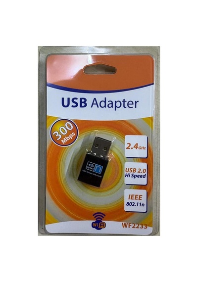 Wf2233 2.4 Ghz 300mbps 2 Dbı Usb Kablosuz Mini Adaptör-224234