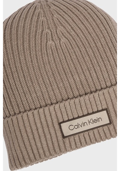 Calvin Klein Logolu Pamuklu Bere Lv04d8053gvfu Erkek Bere Lv04d8053g Vfu Toprak