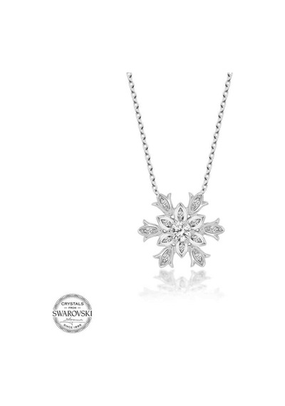 Swarovski Taşlı Gümüş Kartanesi Kadın Kolye (520545394)