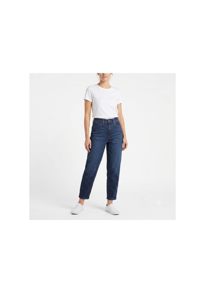 Levi's Pamuklu Likralı Esnek Yüksek Bel Boru Paça Mom Jeans Kot Pantolon -high Waisted-0000 Lacivert Levi's Pamuklu Likralı Esnek Yüksek Bel Boru Paça Mom Jeans Kot Pantolon -high Waisted-0000 Lacivert