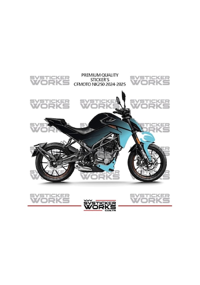 Cfmoto Nk250 Gen 2 Kaplama Sticker Çift Renk Motor Kaplama Modeli Hazır Kit Yüksek Kalite 03701744