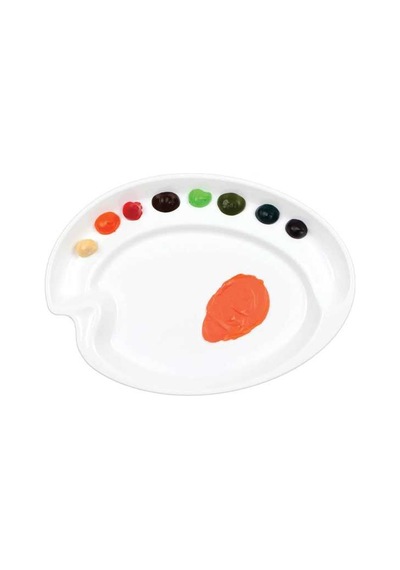 Mijello Boya Tutmayan Palet Ellipse S Peel-Off 27 X 19 Cm