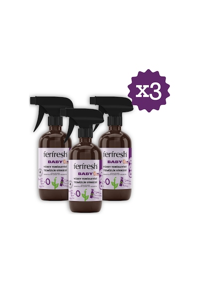 Ferfresh Baby Yüzey Temizleyici Temizlik Sirkesi 450 Ml 3'lü Set