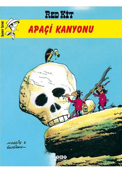 Red Kit 48 - Apaçi Kanyonu - Morris (Maurice de Bevere) -  Rene Goscinny - Yapı Kredi Yayınları