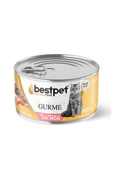 Gurme Jelly Somonlu Tahılsız Kısırlaştırılmış Kedi Konservesi 85 Gr