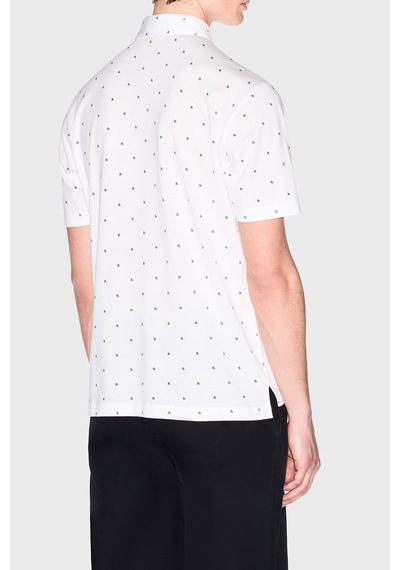 Armani Exchange Erkek Polo Xm000735 Af10356 F0198 Beyaz Beyaz