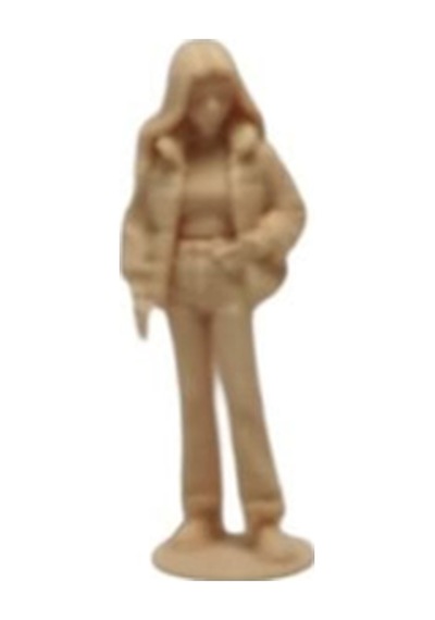 Erkek Ve Kadın 4cm Maket Malzemesi Boyasız