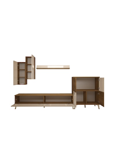 Decoraktiv Eko 6 Mdf Std Gold Tv Ünitesi Tv Sehpası Pera - Beyaz