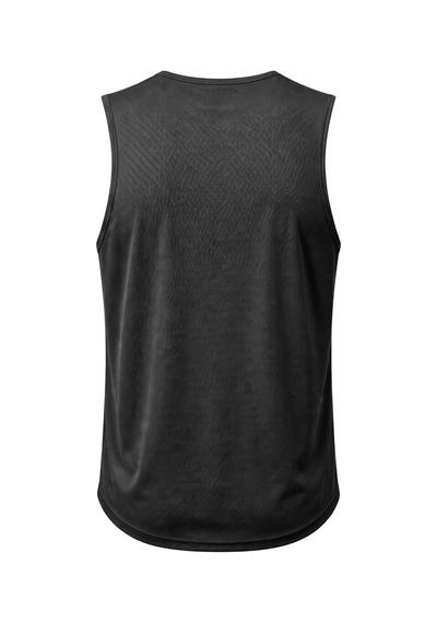 Genius Store Erkek Sıfır Kol Sporcu Atleti Ter Tutmayan Fitness Gym Tişörtü Sfr2026-mankensiz Siyah
