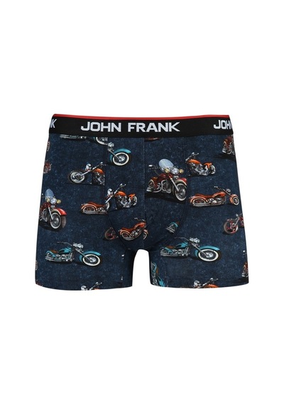John Frank Motorcycle Boxer Çok Renkli