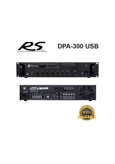 Rs Audio Dpa 300 Usb 300 Watt 5 Kanal 100V Anfi Mikser