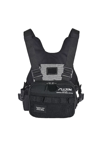 Fujin Tactical Vest Black Balıkçı Çantası