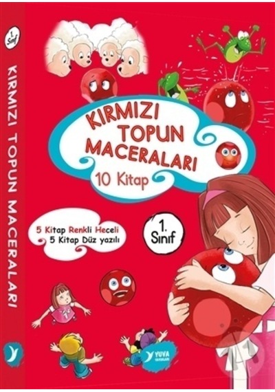 Yuva Yayınları 1.Sınıf Kırmızı Topun Maceraları 10 Kitap