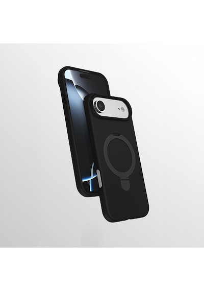 Nihcase Apple Uyumlu iPhone 17 Air Kılıf Manyetik Şarj Özellikli Yüzüklü Standlı Samara Kapak