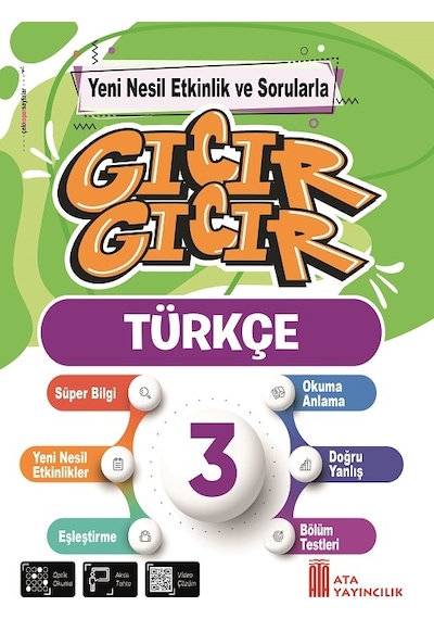 3.sınıf Gıcır Gıcır Yeni Nesil Etkinlik Ve Sorularla Türkçe Ve Matematik Seti