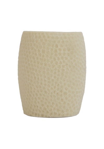 DİŞ FIRÇALIK,MACUNLUK SARI PETEK DESENLİ POLİRESİN 8X8X10CM 400ML Diğer