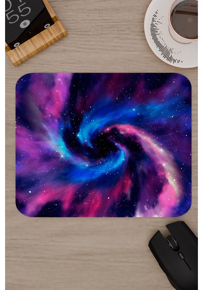 Galaksi Kaymaz Dikişli Kauçuk Oyuncu Mousepad V1 - 22x18 Gaming Mouse Pad Fare Altlığı