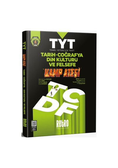 2026 Tyt Sözel Kamp Ateşi Soru Bankası Tarih Coğrafya Din Felsefe Retro Yayınları