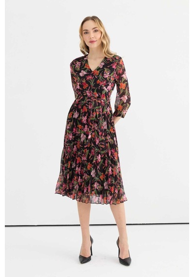 Selen Kadın Elbise 25ysl7639 Siyah