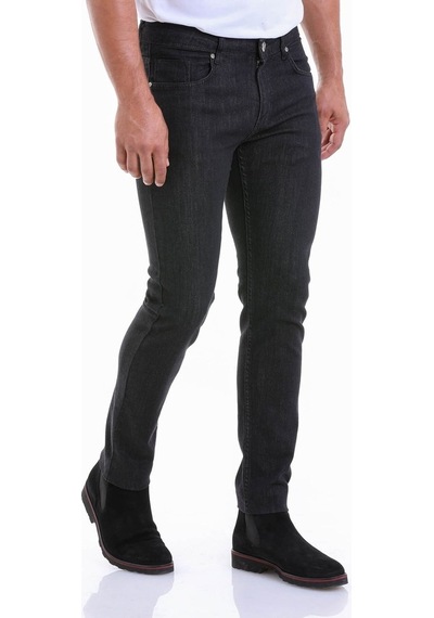 Hatemoğlu Erkek Siyah Slim Fit Düşük Bel Basic Kot Pantolon Siyah (556729654) Siyah