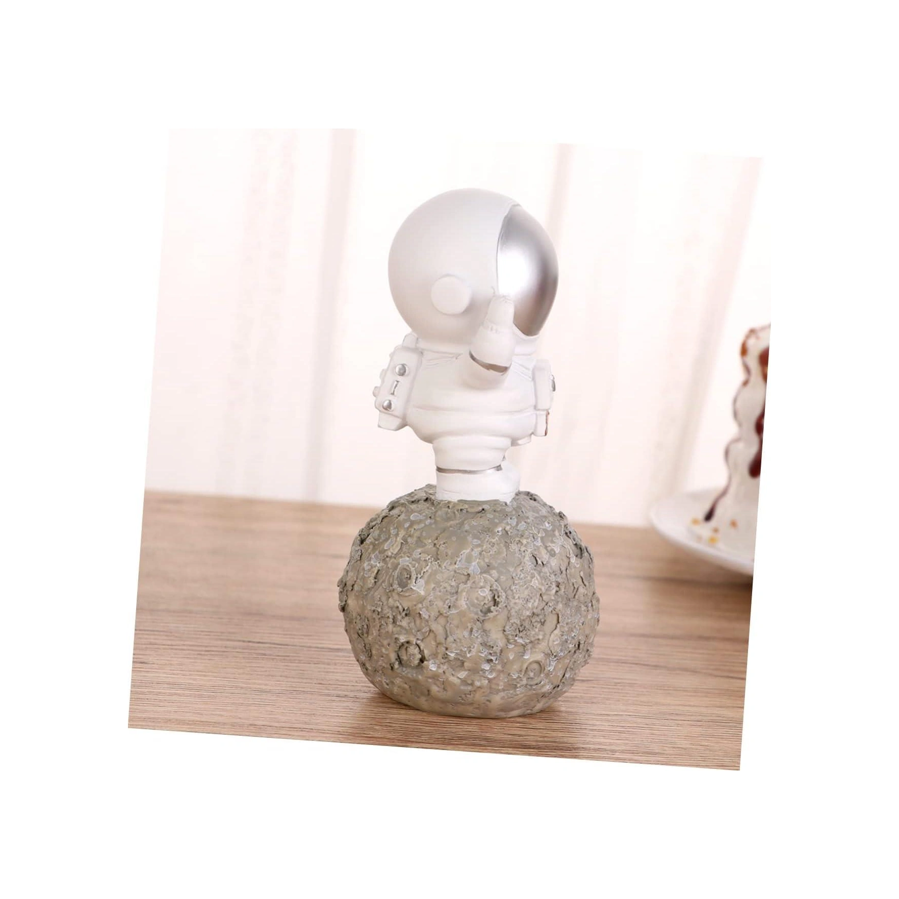 Lüks Modern Astronot Figür Biblo 12 Cm Ev Ofis Masa Süsü Dekoratif Uzay Temalı Hediyelik Heykel
