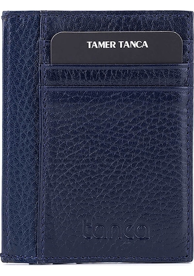 Tamer Tanca Erkek Hakiki Deri Lacivert Cüzdan 907 1092 Erk Czdn Sk25-26 Lacı Fltr Lacivert