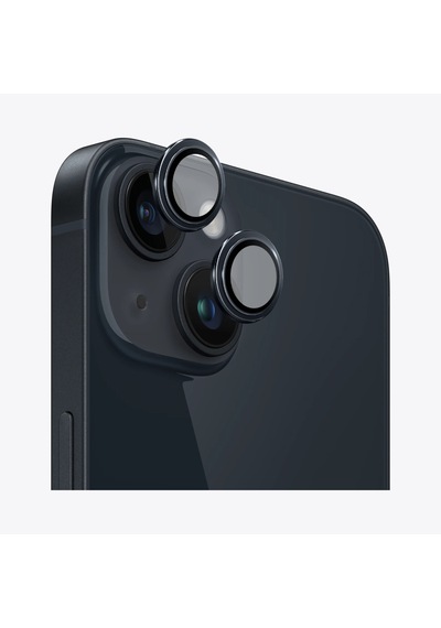 Safeus Safir Temperli Kamera Lens Koruyucu Apple Uyumlu iPhone 14 Plus Ve İle Siyah