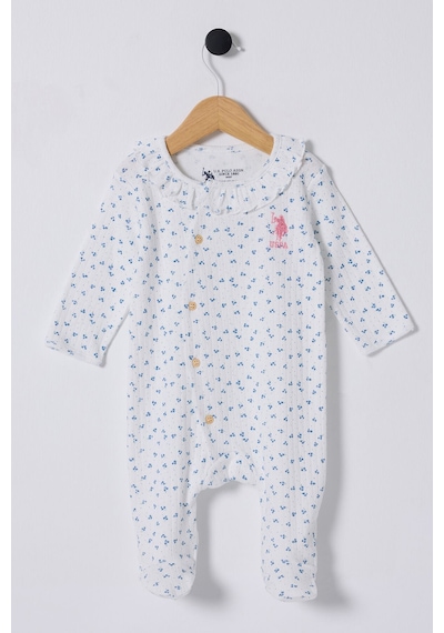 U.S. Polo Assn. U.s. Polo Assn Kız Bebek Mavi Tulum Mavi