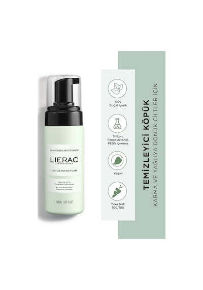 Cleansing Foam Nemlendirici, Yatıştırıcı, Vegan Yüz Ve Göz Temizl