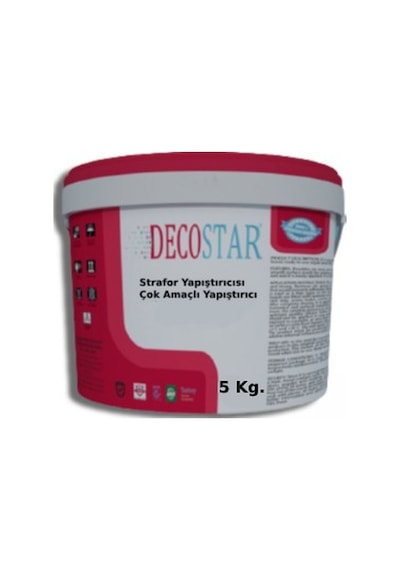 Decostar Strafor Yapıştırıcısı- Çok Amaçlı Genel Yapıştırıcı 5 Kg