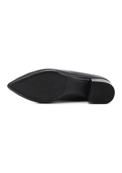 Gönderi(R) Gönderi R Kadın Lacivert Antik Kısa Kalın Topuklu Hakiki Deri Ayakkabı Gdza13425172 Lacivert