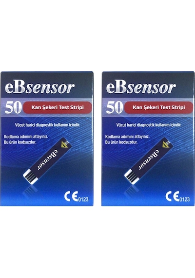 eBsensor Seker Olçüm Çubuğu Strip 2 x 50