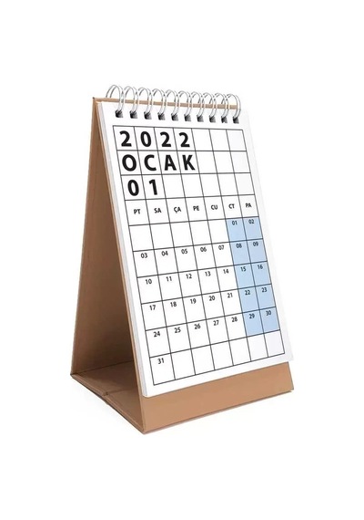 2027 Masa Takvimi Kraft