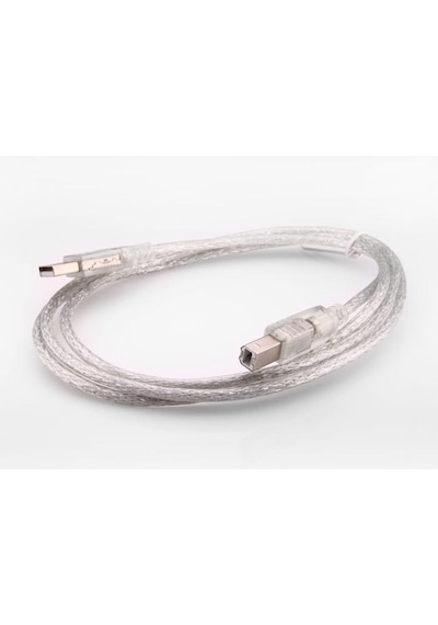 S-Link 1.5M Yazici Kablosu Sl-U2015 Usb 2.0 Şeffaf Kablo