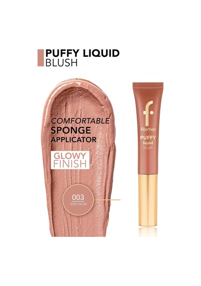 Lexroo Puffy Liquid Nemlendirici Etkili & Parlak Bitişli Sünger Aplikatörlü Likit Allık Diğer