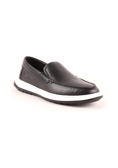 Lbr H1018 Erkek Deri Casual Ayakkabı Siyah Siyah