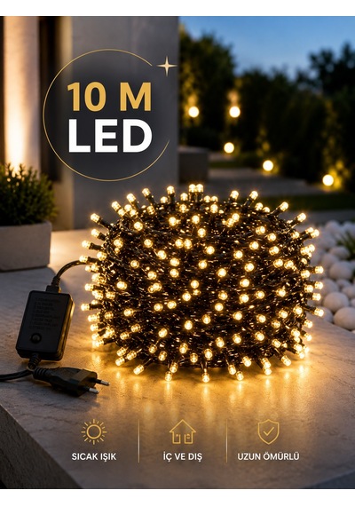 Dekoratif Aydınlatma Ampüllü 10 Metre Gün Işığı Şerit Led - Lisinya Çok Renkli 82761463